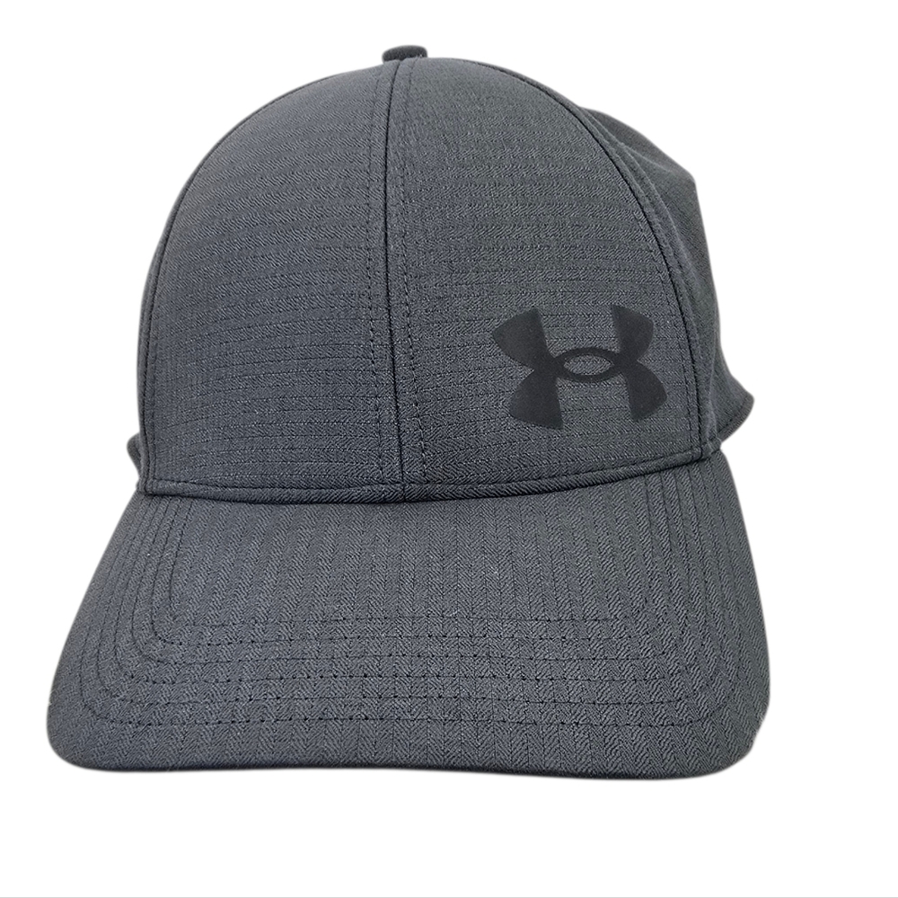 Under Armour Gray Logo Cap Hat L/XL | Athletic Streetwear Normcore Outdoors